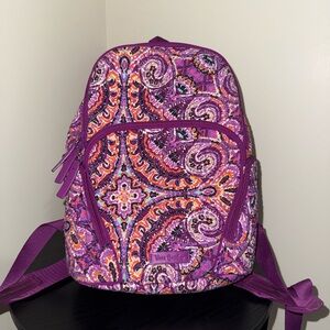 Vera Bradley Hadley Purple & Orange (Dream Tapestry) Backpack Quilted Cotton